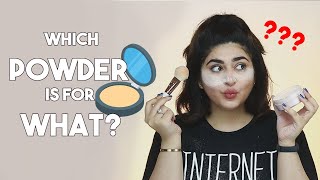 EP7  BEGINNERS GUIDE TO ALL KINDS OF FACE POWDERS amp THIER USES  GLOSSIPS [upl. by Nasho]