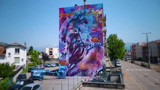 PichiAvo  Street Art Fest GrenobleAlpes 2019 [upl. by Manard515]