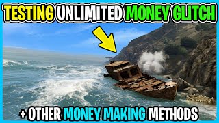 Mythbusting GTA Weekly update Money Methods Unlimited Money Glitch [upl. by Twum949]