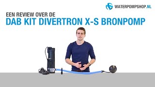 DAB Kit Divertron XS Bronpomp  Regenwaterpomp  Review [upl. by Herod]