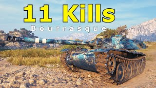 World of Tanks BatChâtillon Bourrasque  11 Kills [upl. by Ecirehc]