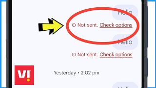 Vi Sim Message Not Sent Problem  Vi Sms Not Sent Problem [upl. by Nyhagen]