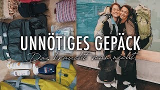 BACKPACKING PACKLISTE THAILAND das braucht man NICHT  Minimalistisch packen  SNUKIEFUL [upl. by Musetta]