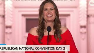 Gov Sarah Huckabee Sanders’ full speech at the 2024 Republican National Convention [upl. by Illehs]