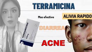 TERRAMICINA para que sirve ACNE DIARREA [upl. by Trilbie817]