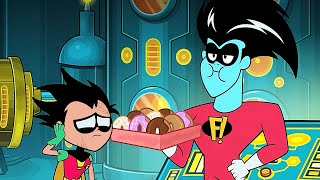 Teen Titans and Freakazoid  Teen Titans Go quotHuggbeesquot [upl. by Nibbs848]