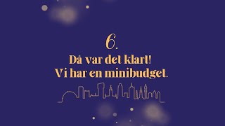 Jul i Lärkstan lucka 6  Då var det klart Vi har en minibudget [upl. by Anatniuq]