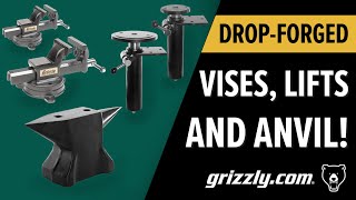 Unmatched Strength Grizzlys New DropForged Steel Vises Lifts and Anvils ⚒️ [upl. by Heyra]