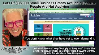 Lots Of 35000 Business Grants Are Available Because People Dont Know To Apply [upl. by Rollie]