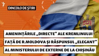 Amenințările „directe” ale Kremlinului față de RMoldova și răspunsul Ministerului de Externe [upl. by Llenyr]