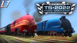 Train Simulator 2022  Duchess of Hamilton amp Sutherland VS Flying Scotsman amp Mallard RACE [upl. by Photina505]