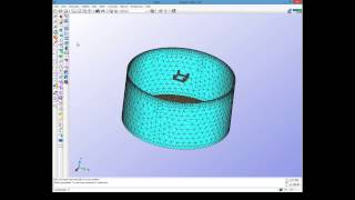 SeaFEM application example Tension Leg Platform TLP structure in irregular waves [upl. by Blanc]