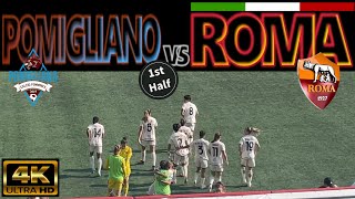 4K POMIGLIANO 05 ROMA 1stHALF｜SERIEA FEMMINILE 2324 MD3 07102023 ｜南萌華選手 フル出場、熊谷紗希選手 先発出場 [upl. by Aneehsor]