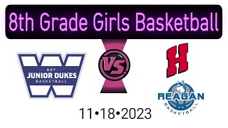 Whitefish Bay Jr Dukes  8th Grade Girls Basketball  11182023  10 minute highlight recap [upl. by Riem]