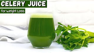 Celery juice recipe for weight loss  Miracle Belly Fat Burner  Drink this Daily to Lose Weight [upl. by Savitt]