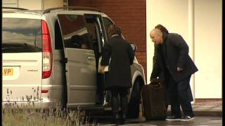 Wayne and Coleen Rooney leave hospital with baby [upl. by Egdamlat]