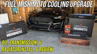 Mishimoto Cooling Upgrade Radiator Transmission Oil Install and Review  2019 Mustang GT [upl. by Peta926]