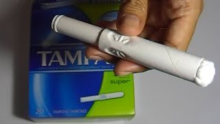 Tampax Pearl Super How to Use [upl. by Lowery]