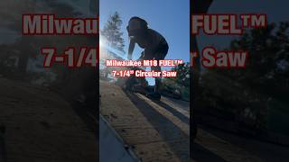 ⁠ MilwaukeeTool M18 FUEL™ 714” Circ Saw 283420 shorts NothingButHeavyDuty MilwaukeeTool [upl. by Pegeen]