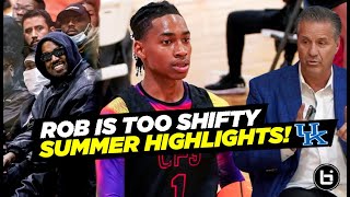 Rob Dillingham is TOO SHIFTY Future Kentucky PG Summer AAU Highlights Showed Out at Nike EYBL [upl. by Ecyal65]