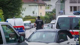 ❗️bombendrohung heute urfahrteistlergutstraße 🚔🚔🚑 [upl. by Kopans]