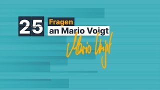 25 Fragen an Mario Voigt [upl. by Milon]