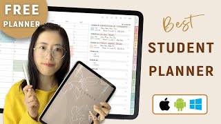 Best Student Digital Planner  FREE Goodnotes Student Planner [upl. by Feeley]