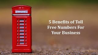 5 Benefits Of Toll Free Numbers For Your Business [upl. by Sinylg]