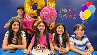 Heidis 13th Birthday Party Cake Fun Games and Challenges [upl. by Kcyred]