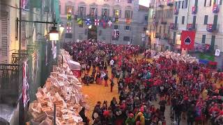 Ivrea Carnevale LIVE battaglia delle arance domenica 11 febbraio 2024 [upl. by Ailegnave]