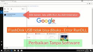 FlashDisk Error  Flashdisk Tidak Bisa Dibuka  Cara Memperbaiki FlashDisk Yang tidak Terbaca [upl. by Blankenship182]