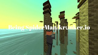 Being Spiderman  krunkerio grappling hook [upl. by Nyahs29]