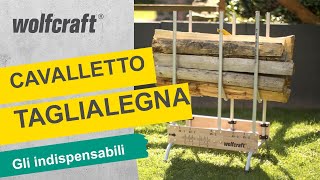 Come tagliare facilmente la legna da ardere wolfcraft [upl. by Harret592]