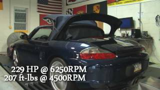 2003 Porsche 986 Boxster S with Fabspeeds Performance Package on Dyno [upl. by Ilsel]