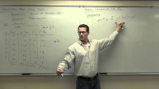 Statistics Lecture 52 A Study of Probability Distributions Mean and Standard Deviation [upl. by Bohannon]