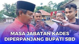 SabanaTV  Bupati SBD NTT Segera Perpanjang Masa Jabatan Kepala Desa Menjadi 8 Tahun [upl. by Nalim]