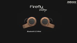 Firefly Vintage by Jabees  The Bluetooth 52 Best Sounding Wireless Earbuds [upl. by Aem]