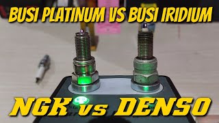 Busi NGK Platinum vs NGK Iridium vs Denso Iridium [upl. by Cash]