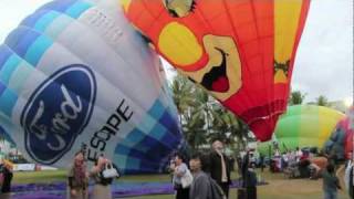 Thailand International Balloon Festival 2011 TIBF [upl. by Ynnot]