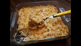 GRATIN de PÂTES aux 3 FROMAGES 🧀 selon POPOTE [upl. by Naliorf6]