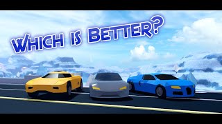 Tesla Roadster VS Torpedo VS Bugatti Which One Makes More Money Jailbreak Experiment [upl. by Durham]