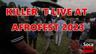 Killer T Zimbabwe Afrobeats Artist live in Concert at Toronto Afrofest 2023  Live African Music 4K [upl. by Laeynad916]