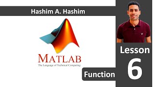 MATLAB Lesson 618 function try catch structure ماتلاب شرح كتابة الدالة دوال عربى [upl. by Airamak249]