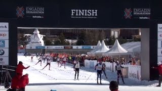 Livestream finish 42km Schanf – 48 Engadin Skimarathon [upl. by Nosyk]