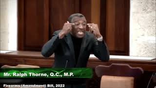 Ralph Thorne speaking in Parliament on Righteousness  Extract 2022 [upl. by Lowson755]