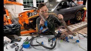 DIY Wiring Harness  LS Swap 240sx [upl. by Nrehtac135]