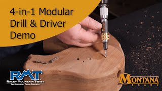 THE TOOL YOU DIDNT KNOW YOU NEED 4in1 Modular Drill and Driver  MAKE DRILLING PILOT HOLES EASY [upl. by Myrle641]