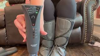 FIT KING Leg and Foot Massager w Heat Foot and Calf Massager for Circulation and Pain Relief Review [upl. by Leiso]