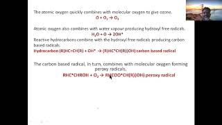 Mechanism of Photochemical smog [upl. by Jangro]