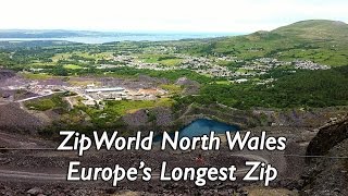 ZipWorld Velocity Bethesda North Wales Riding Europes Longest Zipline [upl. by Kos349]